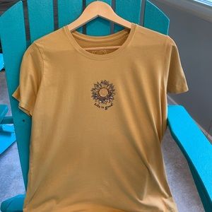 Life is Good Sunflower Tee